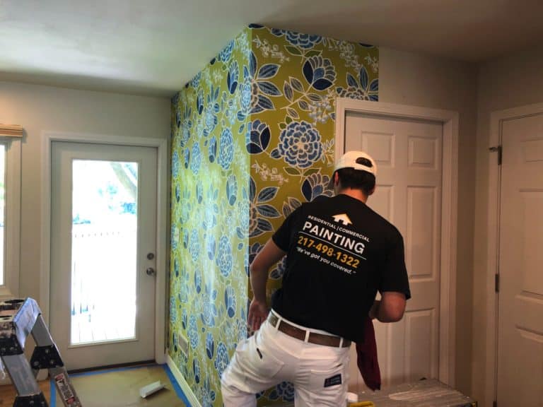 Wallpaper Application | Springfield, IL | Cinric Painting